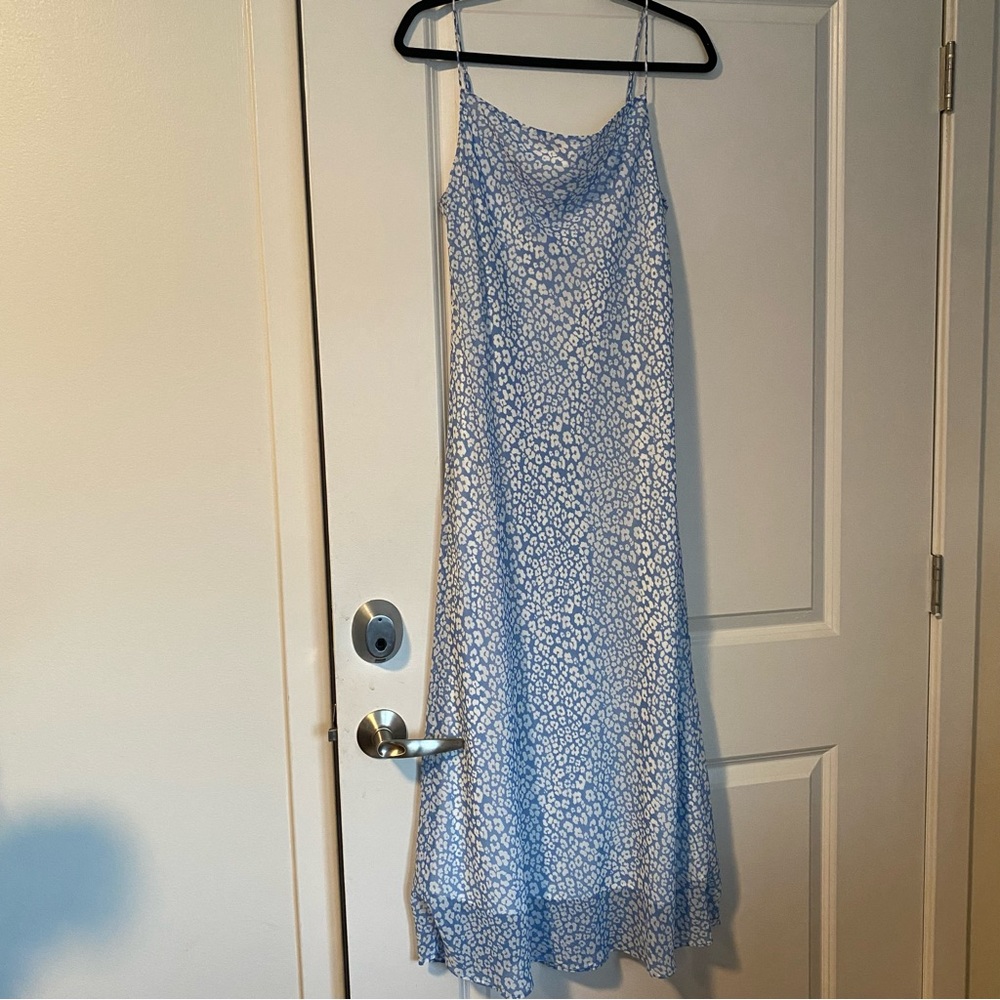 C/MEO Blue Floral Dress
